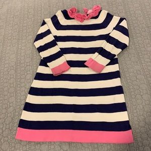 Lilly Pulitzer striped knit dress-  size medium (6-7).